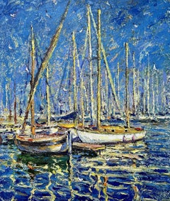 Hafen der Träume, Gemälde, Öl auf Leinwand