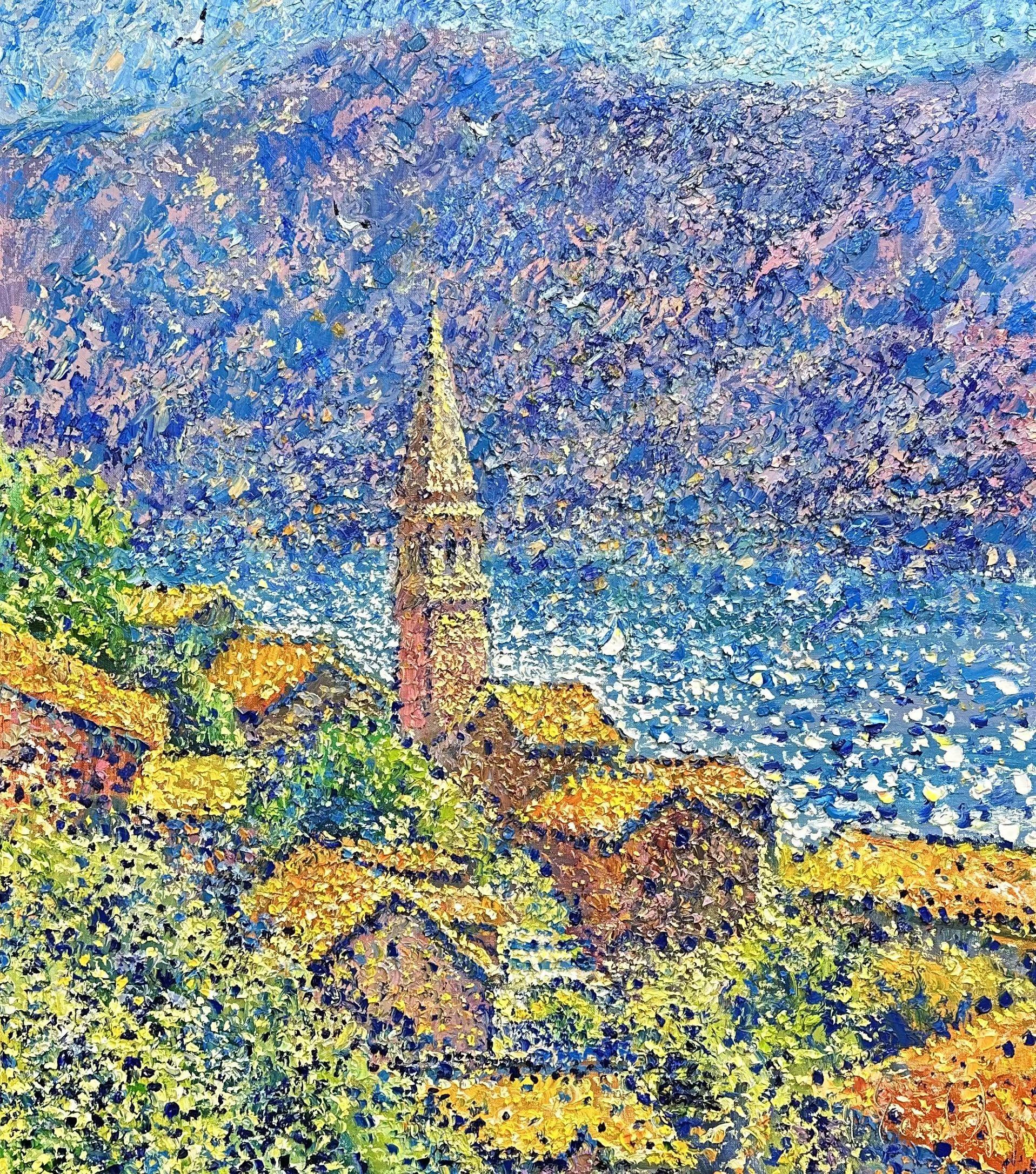 Das Strahlen der Bucht, Gemälde, Öl auf Leinwand