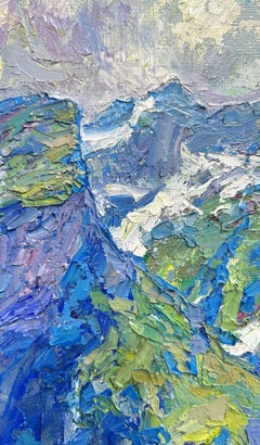 Alpine harmony, Painting, Oil on Canvas