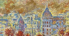 Evening in Nice, Painting, Oil on Canvas