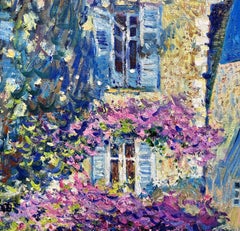 Das Paradies ?ourtyard, Gemälde, Öl auf Leinwand