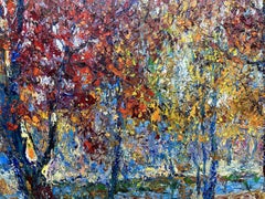 Autumn melody, Painting, Oil on Canvas