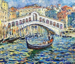 Beautiful day in Venice, Painting, Oil on Canvas