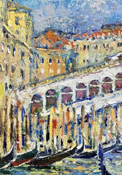 Schöner Tag in Venedig, Gemälde, Öl auf Leinwand