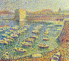 Sera a Dubrovnik, Pittura, Olio su tela