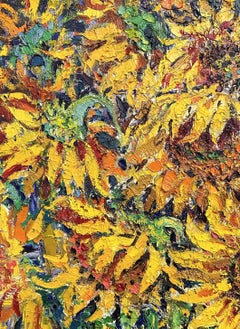 "Sunflowers", Painting, Oil on Canvas