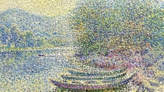 "First Rays". Lake Skadar Montenegro, Painting, Oil on Canvas