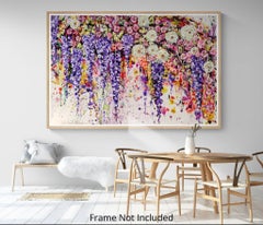 Wisteria Solstice, Painting, Oil on Canvas