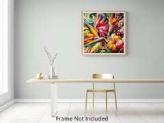 Papaya Velvet, Painting, Oil on Canvas