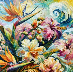 Crescendo, peinture, huile sur toile