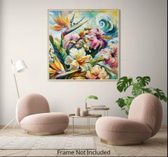 Crescendo, peinture, huile sur toile