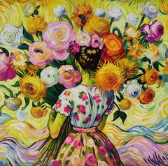 Freya's Garden, Painting, Oil on Canvas