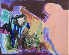 Growing Shadows from Scratch, Painting, Oil on Canvas