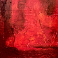 Terra Mystica 3224 groß rot abstrct, Gemälde, Acryl auf Leinwand