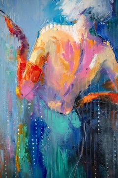 Cigarette and Secrets, Painting, Oil on Canvas