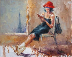 Paris in a moment, Painting, Oil on Canvas
