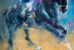 Midnight Power, Painting, Oil on Canvas