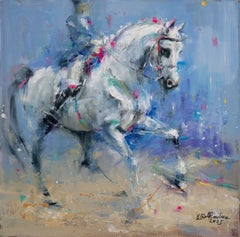 White Grace, Painting, Oil on Canvas