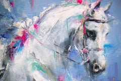 White Grace, Painting, Oil on Canvas