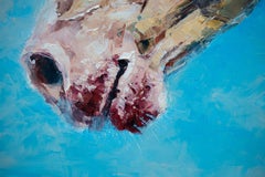 Sky Gaze, Painting, Oil on Canvas