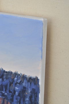 Crepuscolo sul MÃCzenc, Pittura, Olio su tela