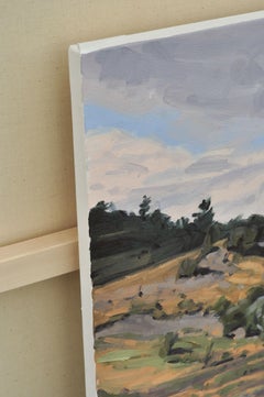 September 1st, Wind over the MÃCzenc Massif, Painting, Oil on Canvas
