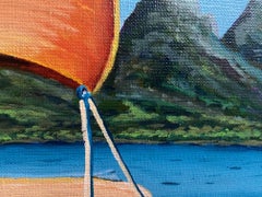 Recuerdos del lago, Pintura, Acrílico sobre lienzo