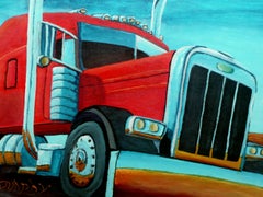 El camino por delante, Pintura, Acrílico sobre lienzo