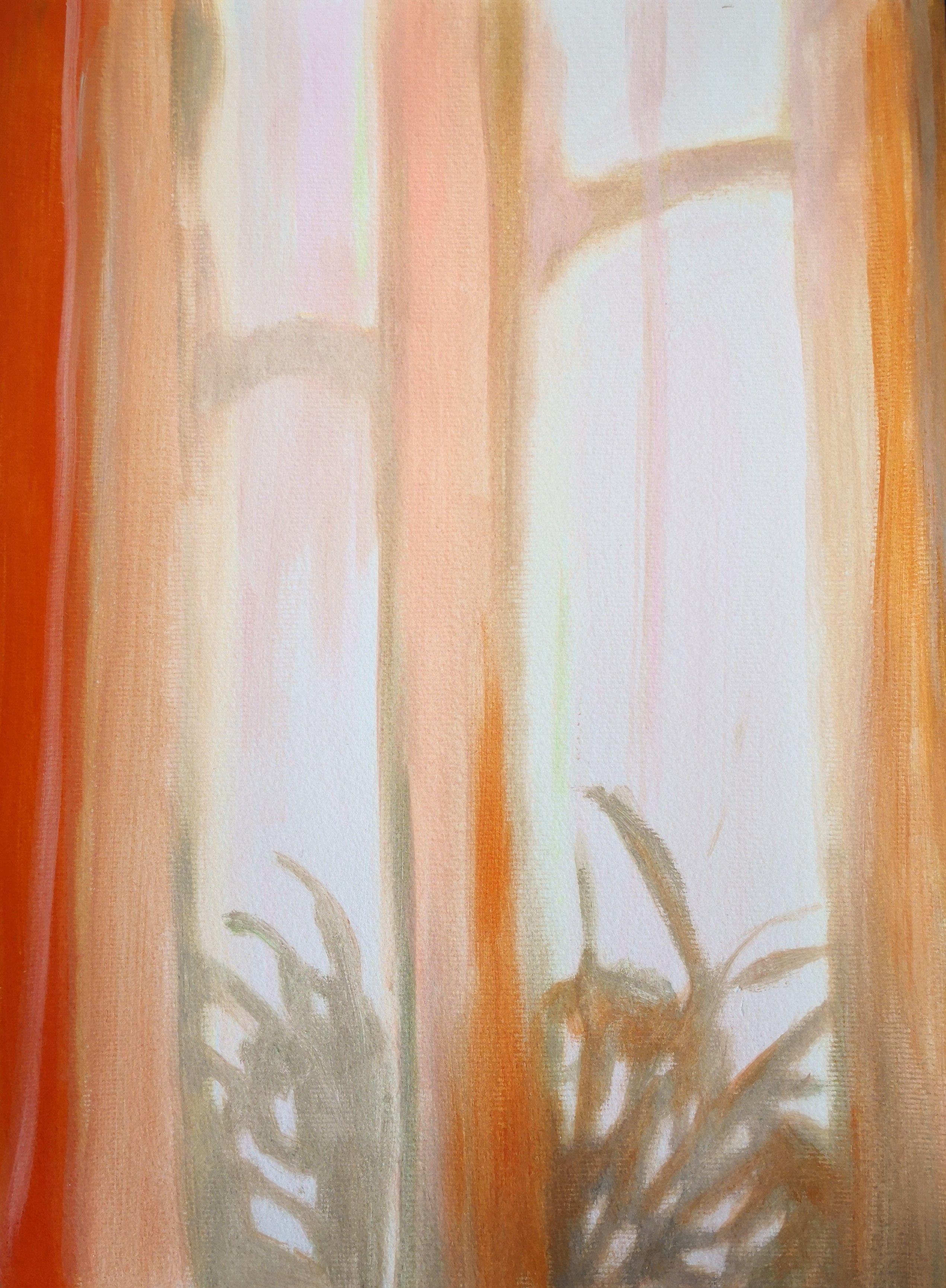 Wanting to go out #8, Malerei, Acryl auf Aquarellpapier
