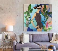 Vacanze a Capri, Painting, Acrylic on Canvas