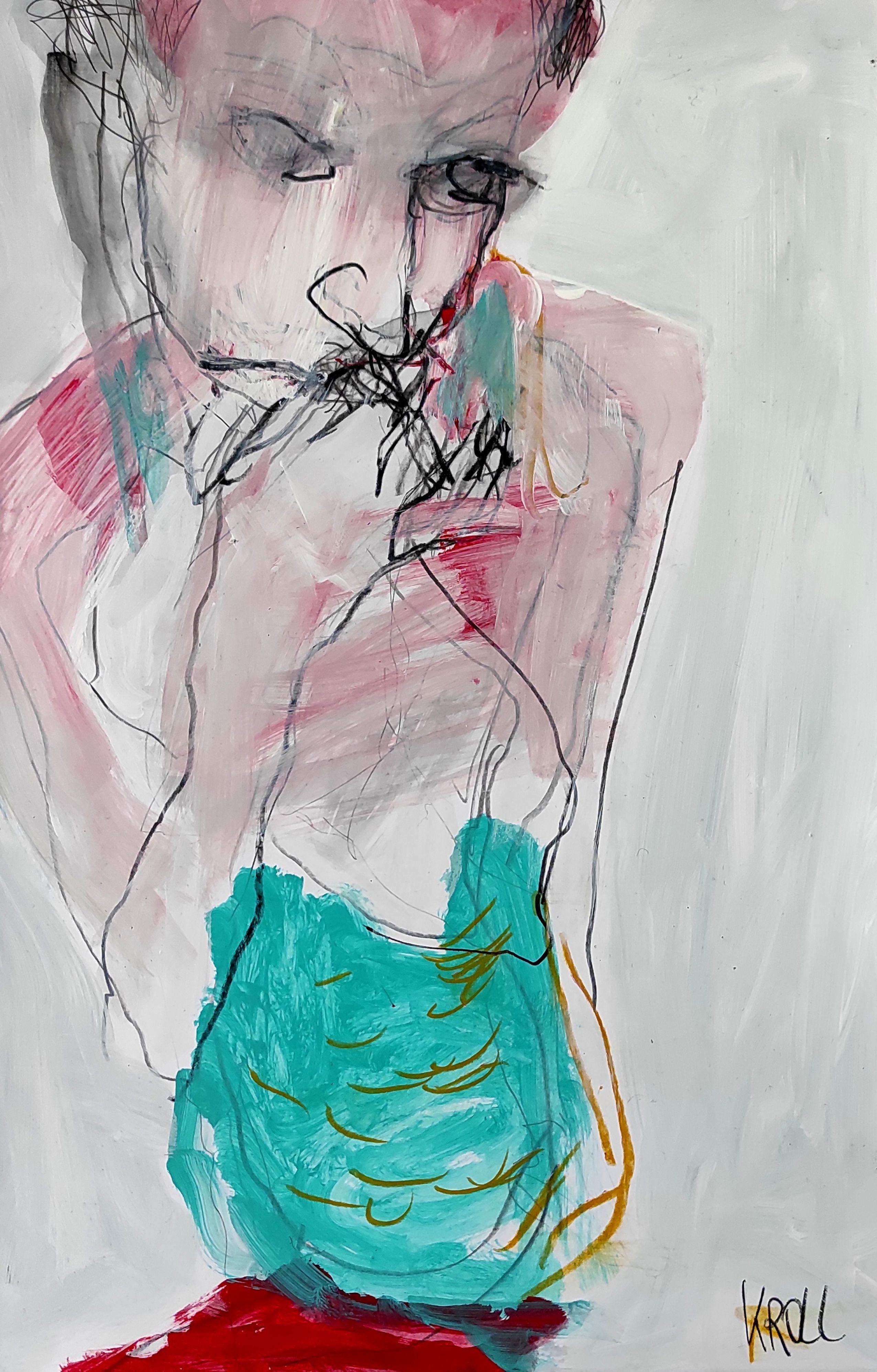 untitled, Drawing, Pencil/Colored Pencil on Paper - Art by Barbara Kroll