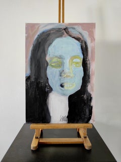 Ritratto11, Pittura, Acrilico su carta