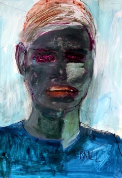 Portrait 10, Drawing, Pencil/Colored Pencil on Paper