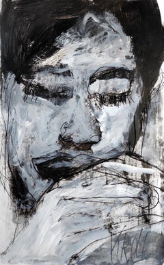 Portrait 09, Drawing, Pencil/Colored Pencil on Paper