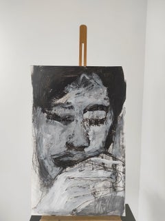 Portrait 09, Drawing, Pencil/Colored Pencil on Paper