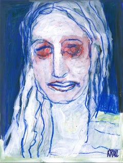Portrait 08, Drawing, Pencil/Colored Pencil on Paper