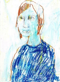 Portrait 04, Drawing, Pencil/Colored Pencil on Paper