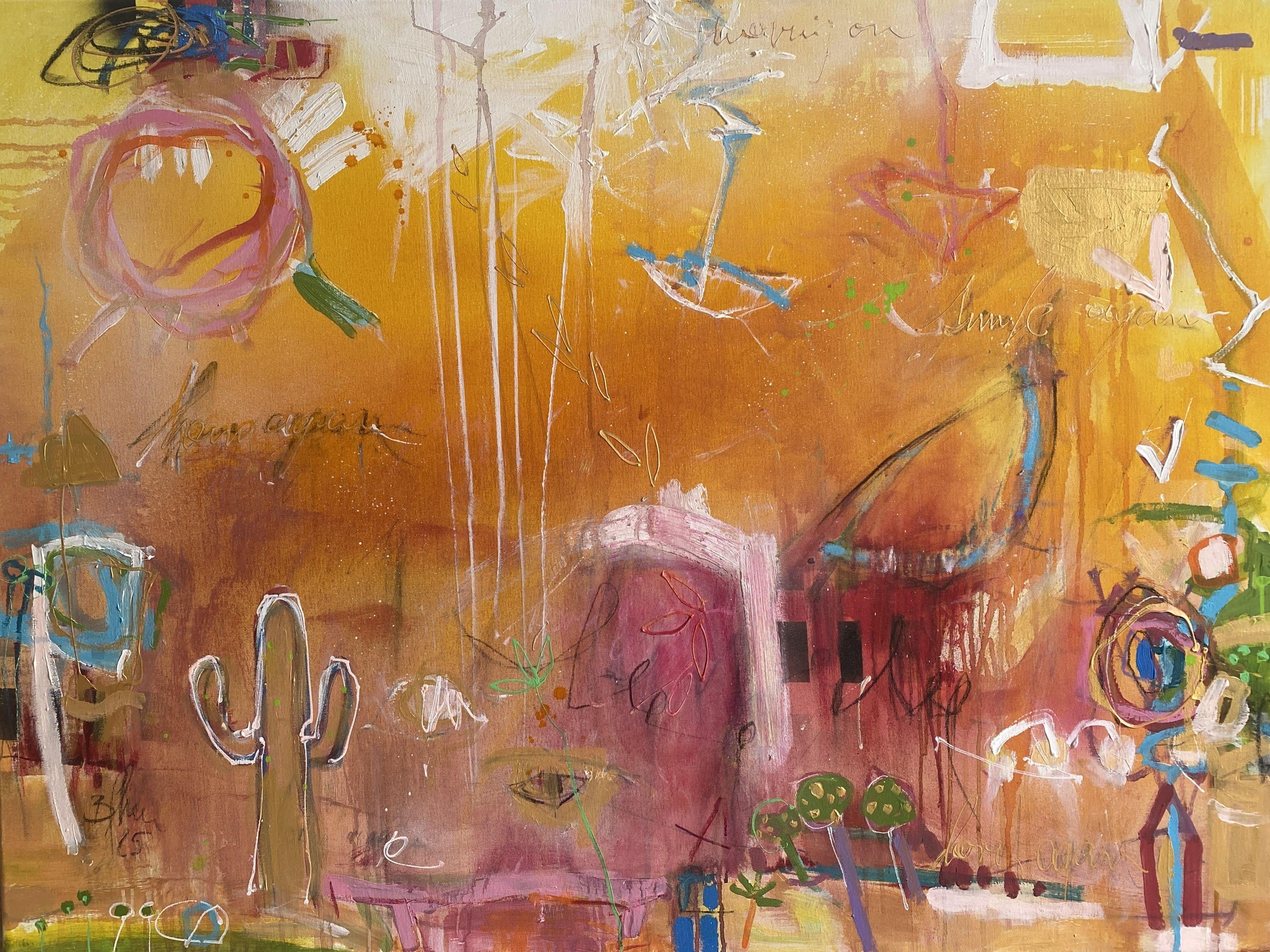 Home Again No.2, Painting, Acrylic on Canvas - Art by Bea Schubert