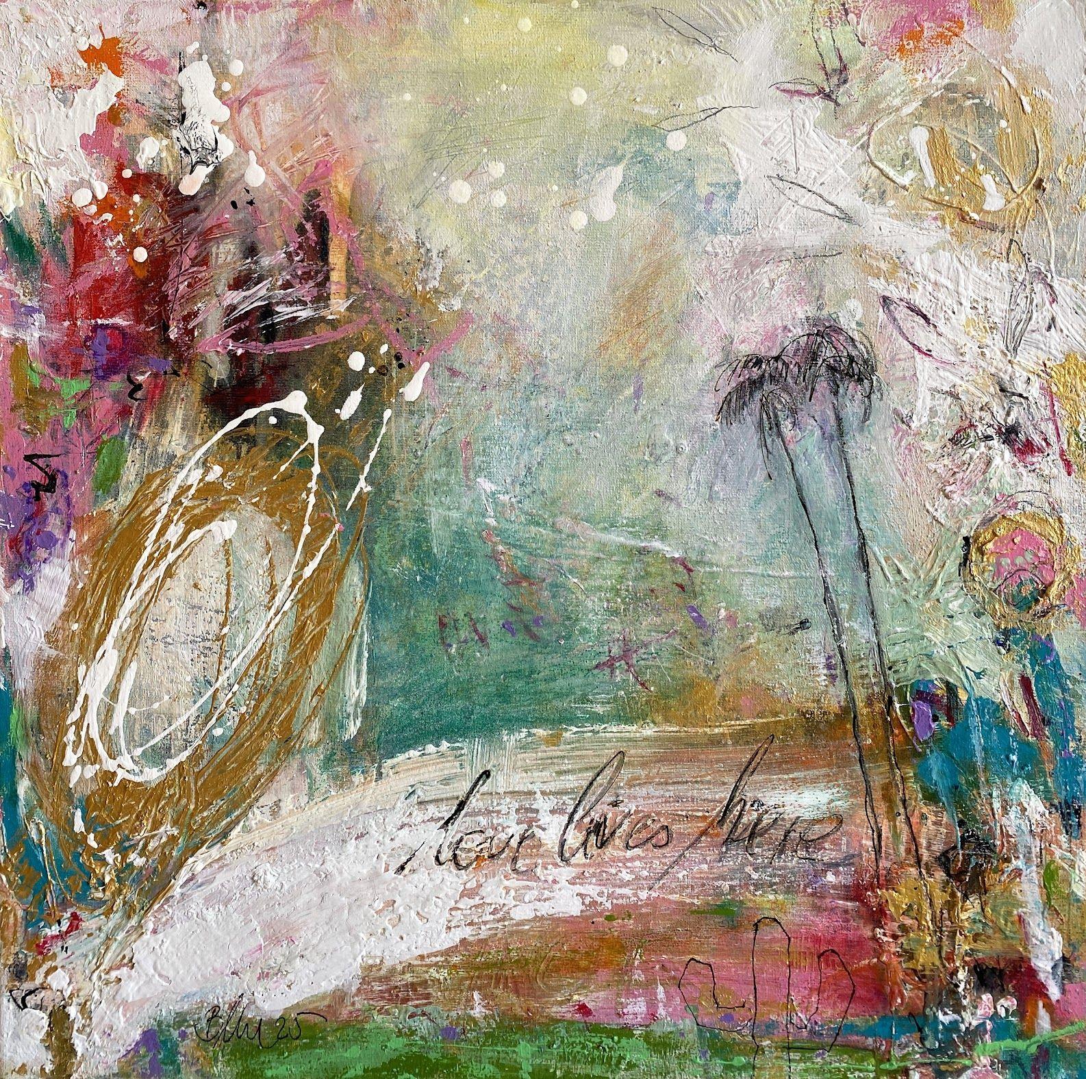 Love Lives Here No.1, Painting, Acrylic on Canvas