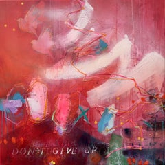 Don't Give Up No.2, peinture, acrylique sur toile