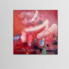 Don't Give Up No.2, peinture, acrylique sur toile