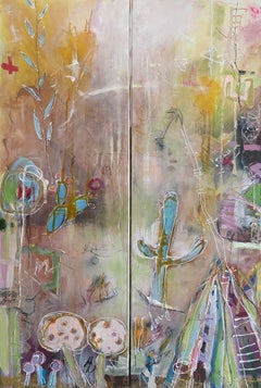 La maison est l'amour n°11, peinture, acrylique sur toile