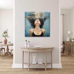 Verano mágico bajo el agua, Pintura, Óleo sobre lienzo