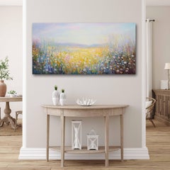Field Serenity, Painting, Acrylic on Canvas