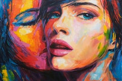 In love, Painting, Acrylic on Canvas
