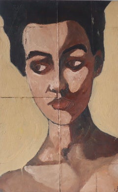 Ritratto Pastelli, Pittura, Olio su carta
