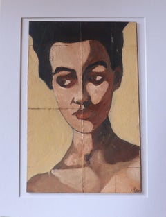 Ritratto Pastelli, Pittura, Olio su carta