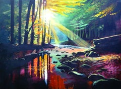 A Warm Embrace, Painting, Acrylic on Canvas