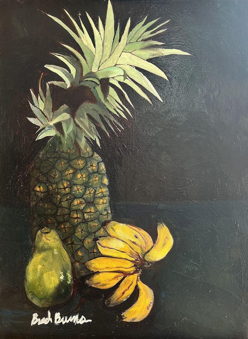 Natura morta hawaiana, Pittura, Olio su tela