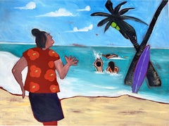 Auntie Kai, Painting, Acrylic on Canvas